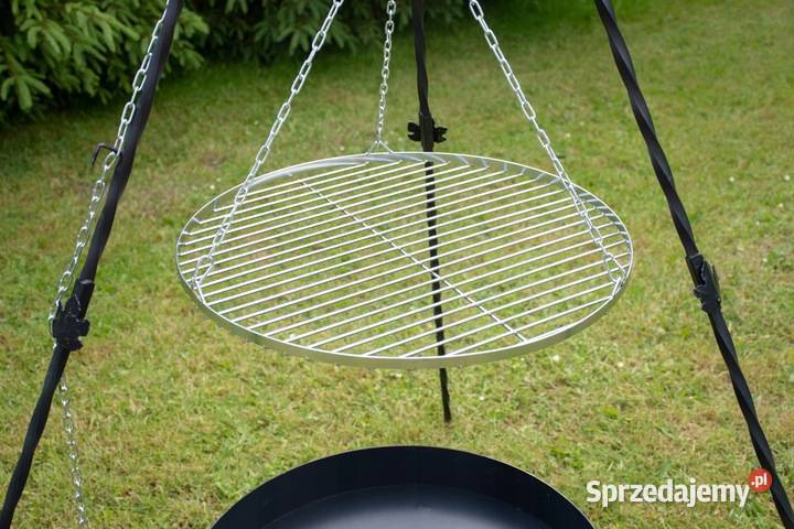 Chromowany ruszt do grilla FI 60 okrągły wiszący Przybory i części Skawina