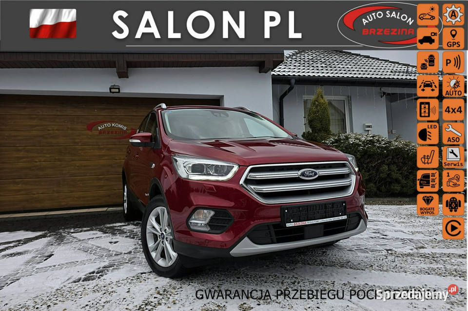 Ford Kuga serwis ASO automat 4x4 Hak II 2012 gniazdo AUX Rydułtowy