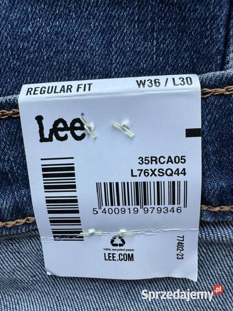 Lee jeans Brooklyn bawełna elastan 3630 Lee Dąbie sprzedam
