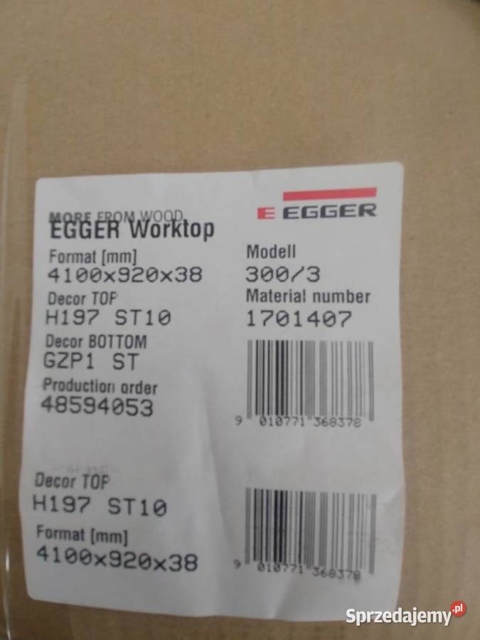 Blat kuchenny Egger 2sz 348 m i 128 m śląskie Bielsko-Biała