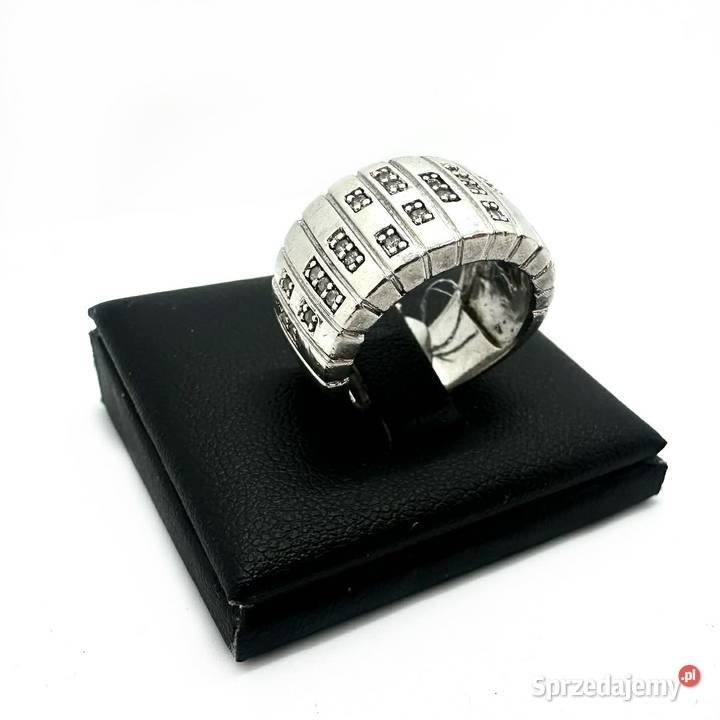 Srebrny pierścionek próby 925 801g Rozmiar 15 Elbląg