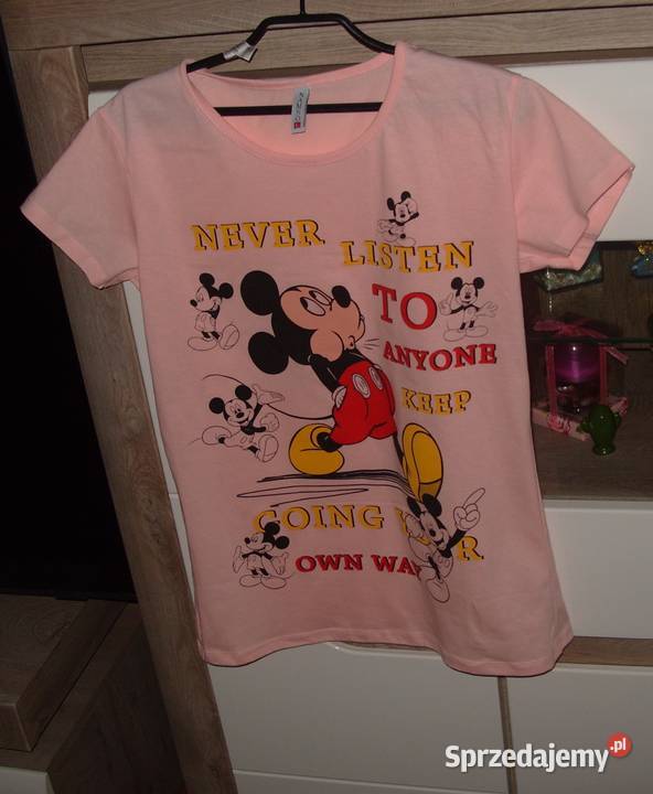 NOWA bawełniana Miki Myszka NAMSO r M L różowy Rawicz sprzedam