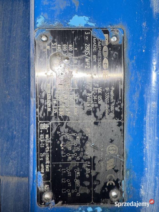 Silnik elektryczny trójfazowy BOGE 90kw Włoszczowa