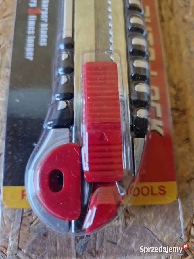 Nożyk do tapet aluminiowy ostrze łamane 18mm Głogowa