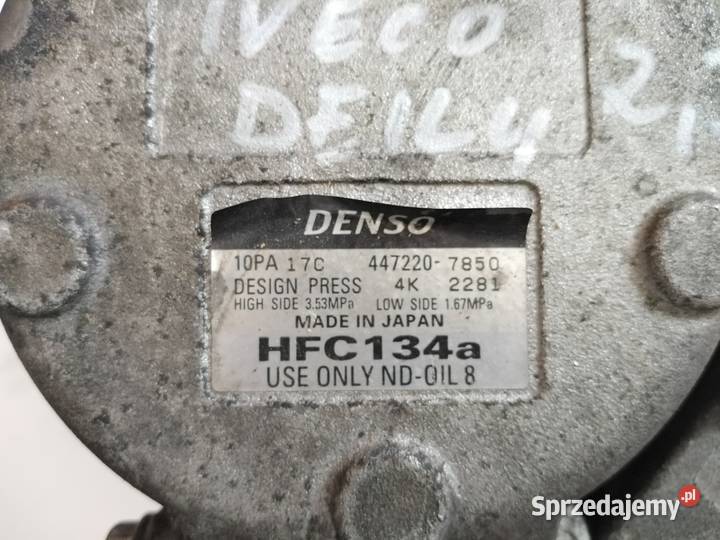 SPRĘŻARKA KLIMATYZACJI IVECO DAILY 23 12V DENSO Mojusz