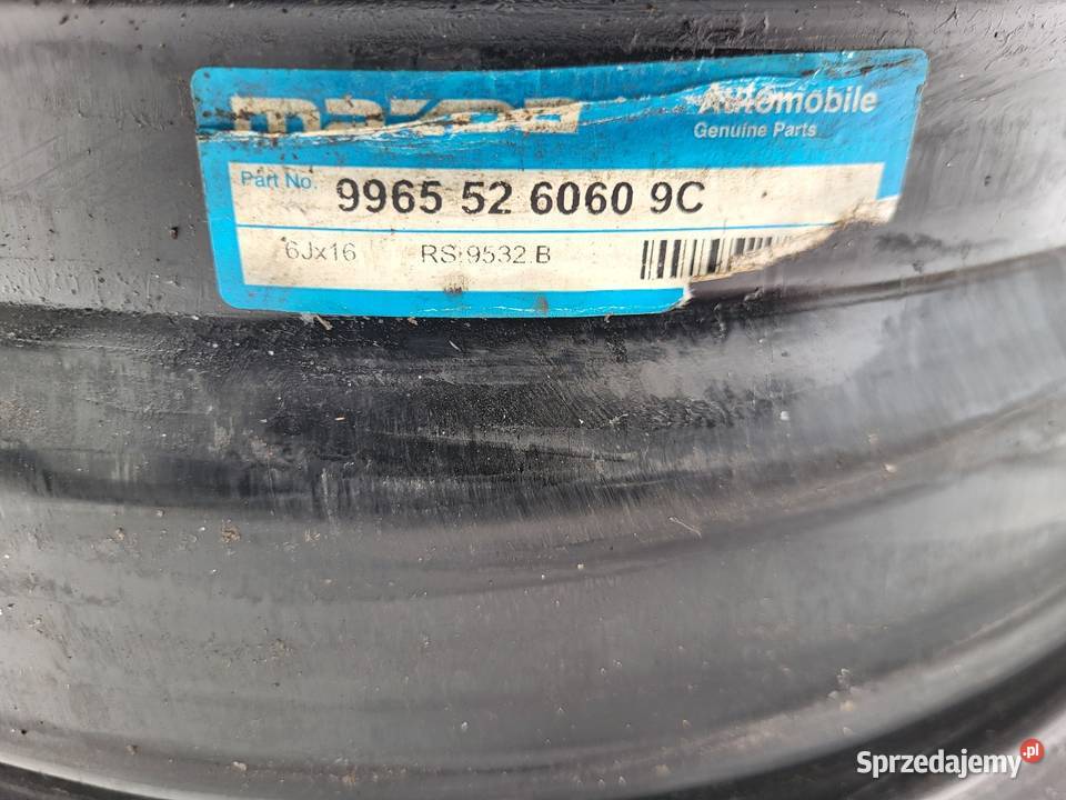 Oryginalne felgi stalowe MAZDA 3 CX3 16 5x1143 Mazda OE mazowieckie Pułtusk