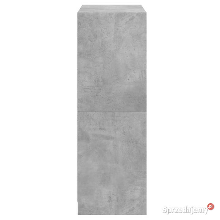 Szafka z drzwiczkami szarość betonu 68x37x109 Warszawa
