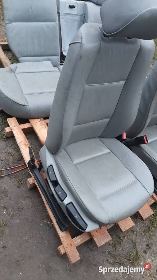 fotel komplet foteli skóra bmw e46 kombi Dębno