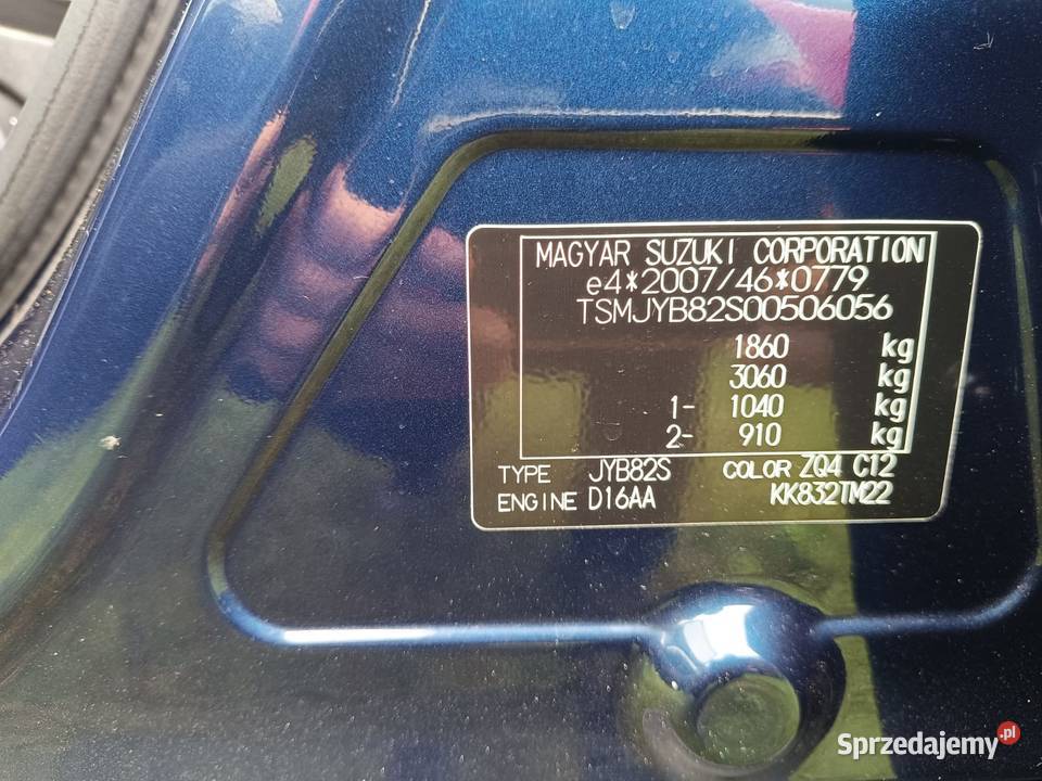 Suzuki SX4 SCROSS 4x4 automat Panorama carplay światła LED pomorskie Mosty