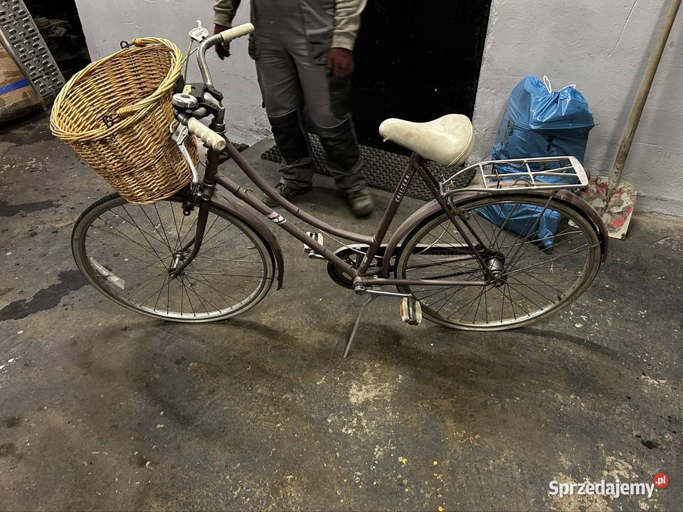 Rower damski miejski z koszykiem Miejskie
