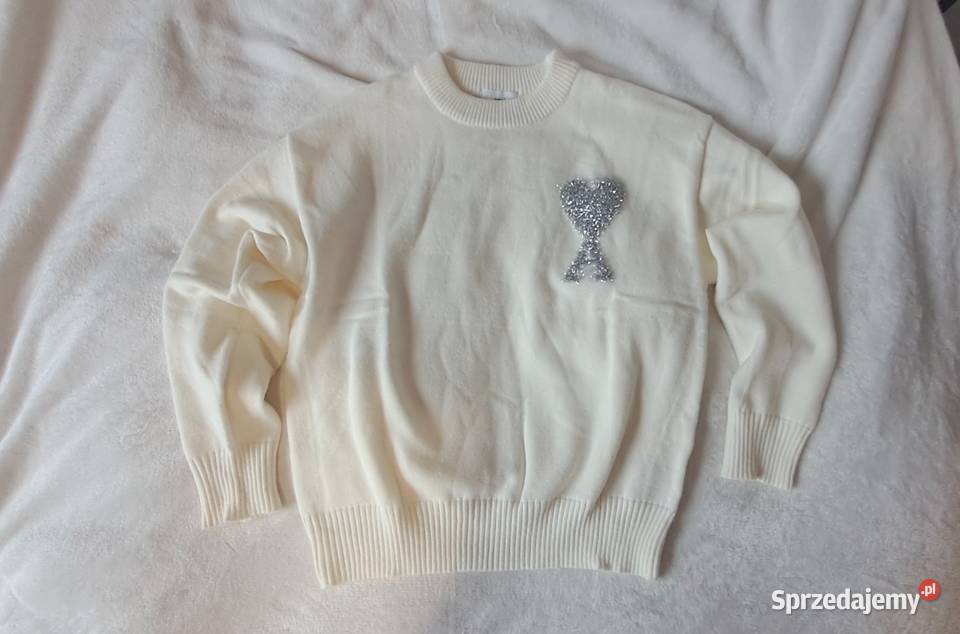 Sweter Ami Paris z alpaki mazowieckie Piaseczno