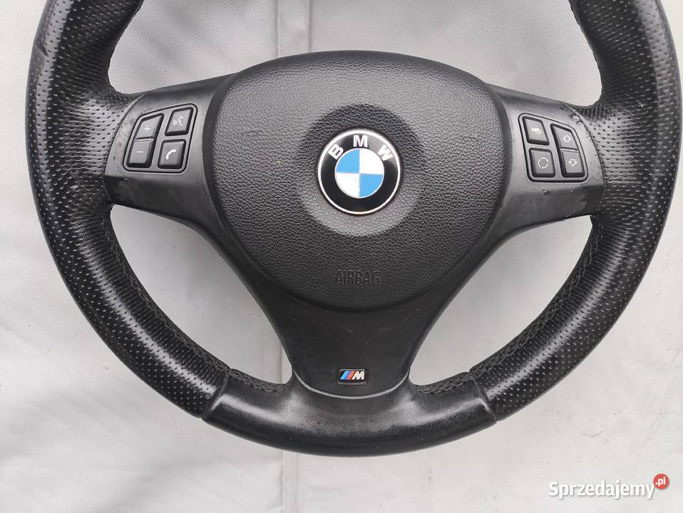 BMW 3 E90 E91 MPAKIET M PAKIET KIEROWNICA SKÓRA osobowe mazowieckie