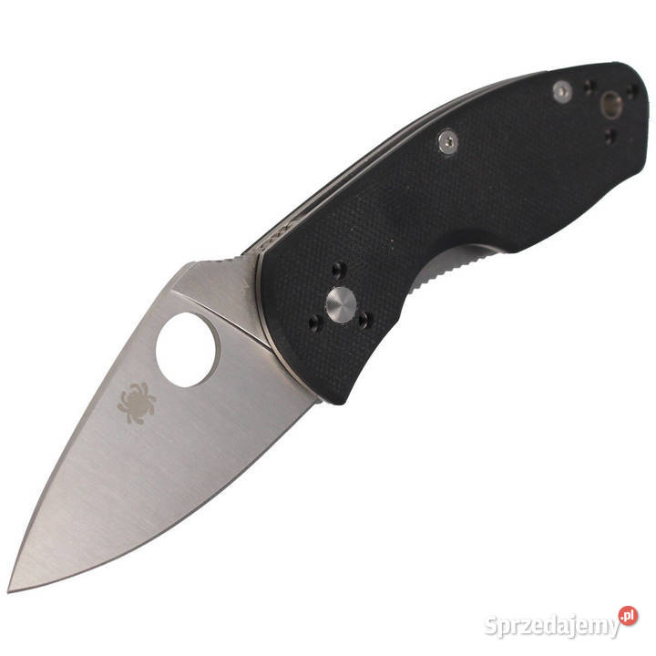 Nóż składany Spyderco Ambitious G10 Black Plain Akcesoria, narzędzia i noże Warszawa