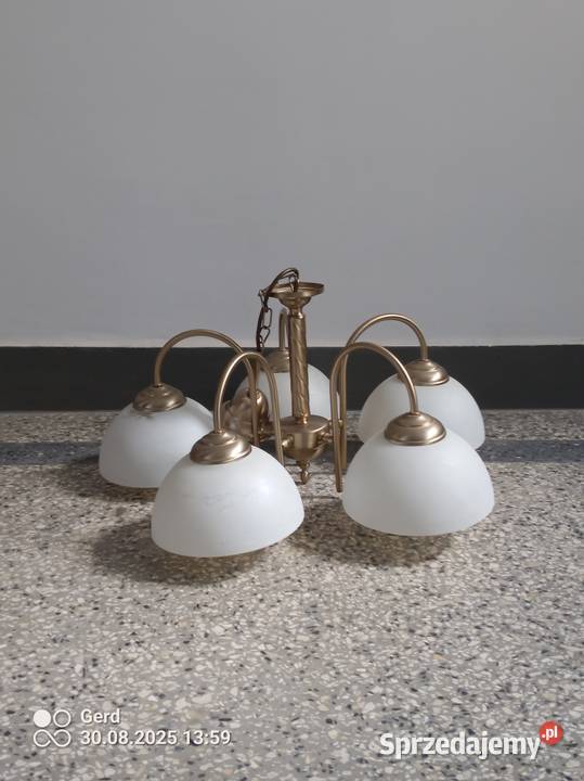 Żyrandol z 5 ramionami Lampy wiszące sprzedam
