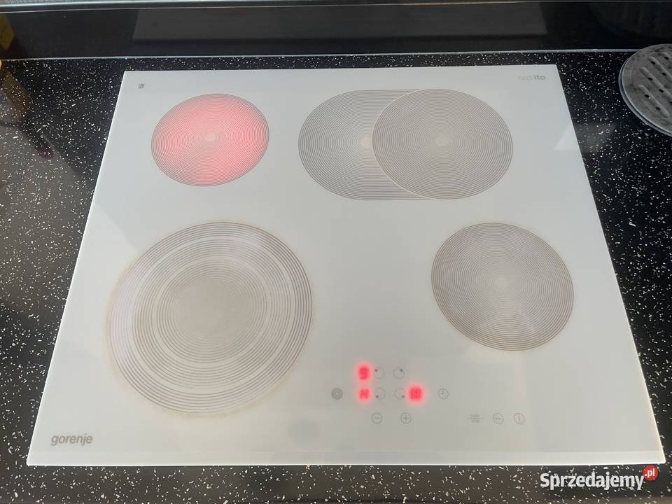 płyta ceramiczna biała gorenje oraito