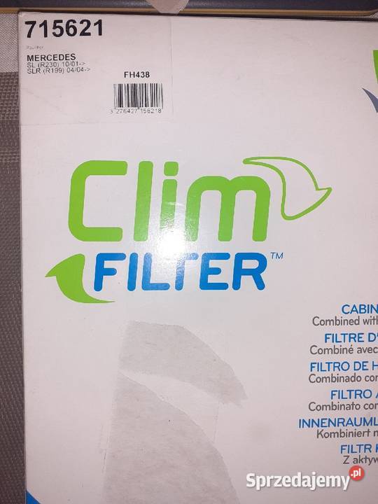 Filtr kabinowy VALEO 715621 węgiel aktywny osobowe