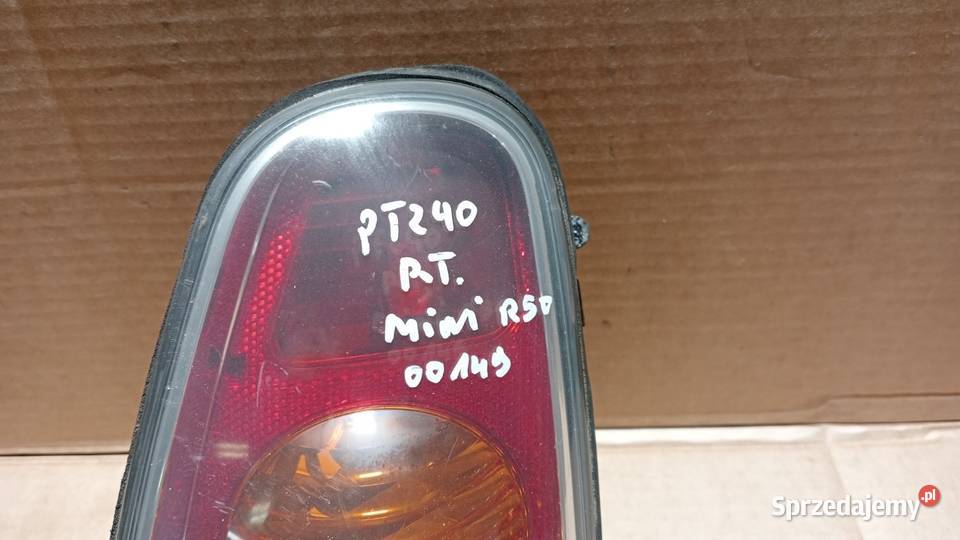 MINI COOPER R50 HB LAMPA TYŁ PRAWA Oświetlenie Zbierkowo