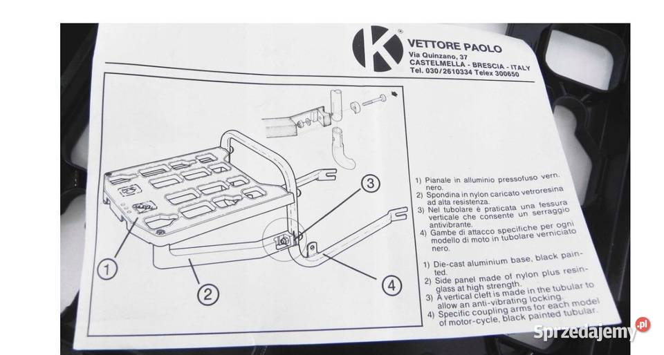 STELAŻ UCHWYT PŁYTA BAGAŻNIK CAGIVA 125 SXT podlaskie Bielsk Podlaski sprzedam