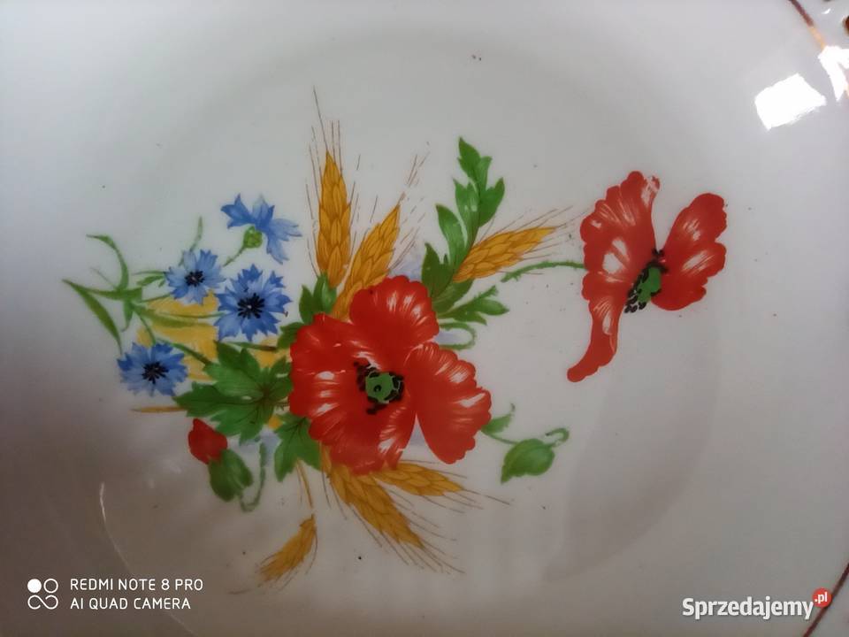 Patera z makami i chabrami misa z ażurem Gdańsk