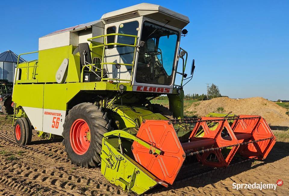 Claas Dominator 56 heder 36 m wózek kujawsko-pomorskie Świekatowo sprzedam
