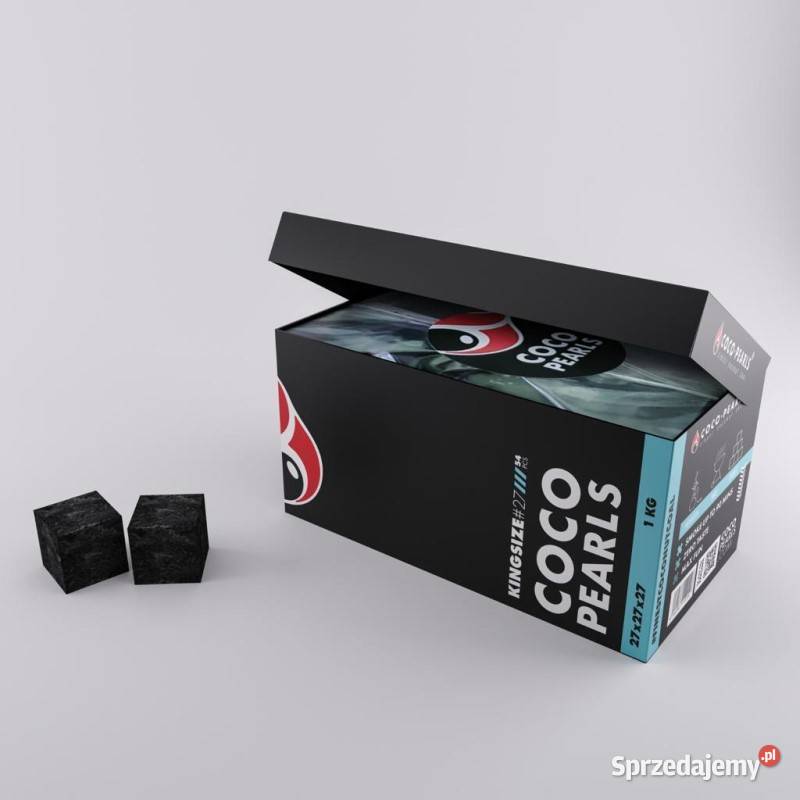COCOPEARLS Węgiel do Fajki Wodnej Shisha 1 27mm Łódź