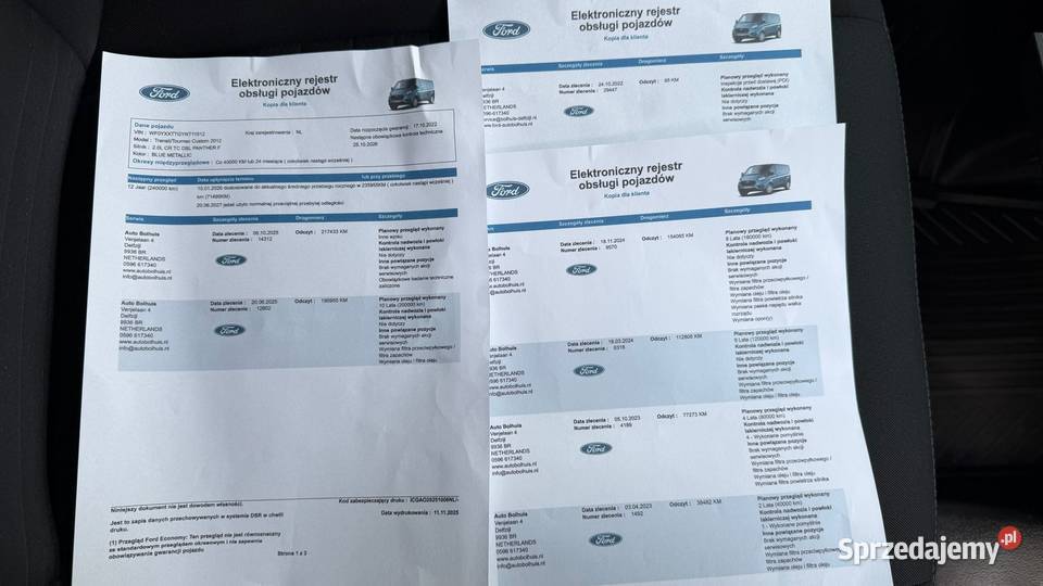 Ford Transit Custom L2 H1 Limited Serwisowany czujnik parkowania Opatów