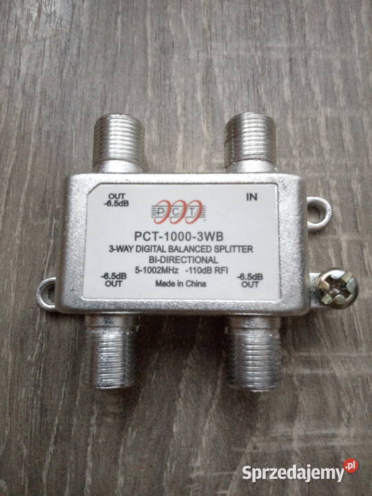 Rozgałęźnik Antenowy Trzykrotny PCT 10003WB lubelskie sprzedam