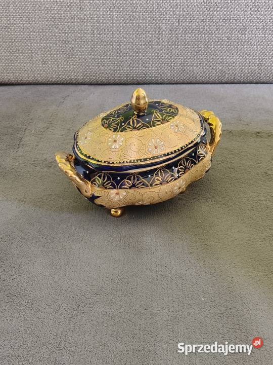 Szkatułka ceramiczna inny kolor Wyposażenie wnętrz Blachownia