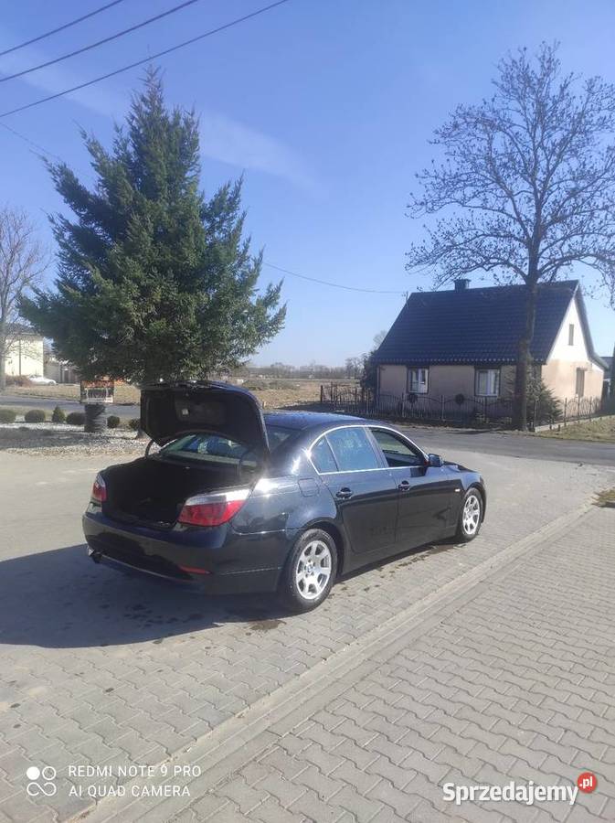 Zadbane BMW E 60Przed Lift2007CzarnySkóry centralny zamek kujawsko-pomorskie sprzedam
