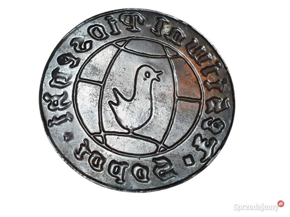 Stara miedziana blaszka Festiwal Piosenki w śląskie Cieszyn