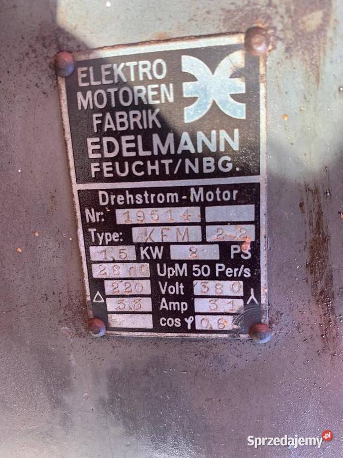 Dłutarka Edelmann 15 kW Pozostałe sprzedam