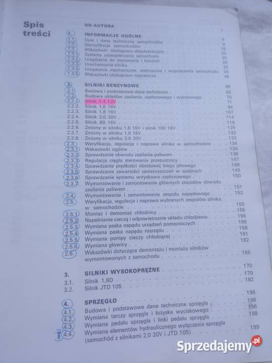 Fiat Bravo i Brawa instrukcja obsługi książka sprzedam