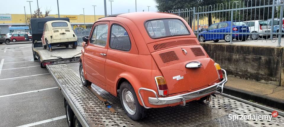 Fiat 500 L uszkodzony Rok produkcji 1972 śląskie Częstochowa sprzedam