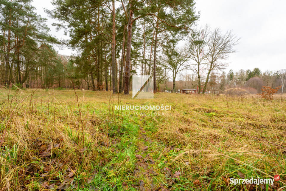 Działka brzegiem jeziora Postomsko 1844 mkw lubuskie Lubniewice