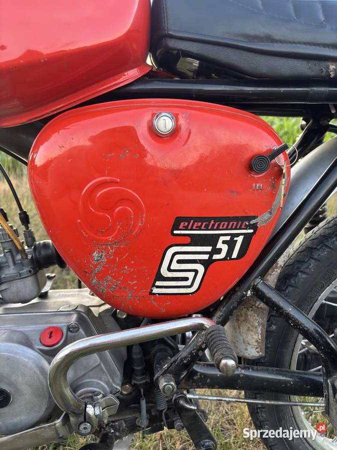 Simson s511 1989 motorower Malanów
