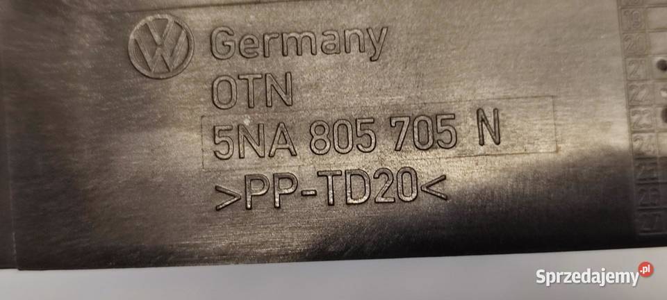 TIGUAN II ŚLIZG ZDERZAKA PRZÓD 5NA805705N