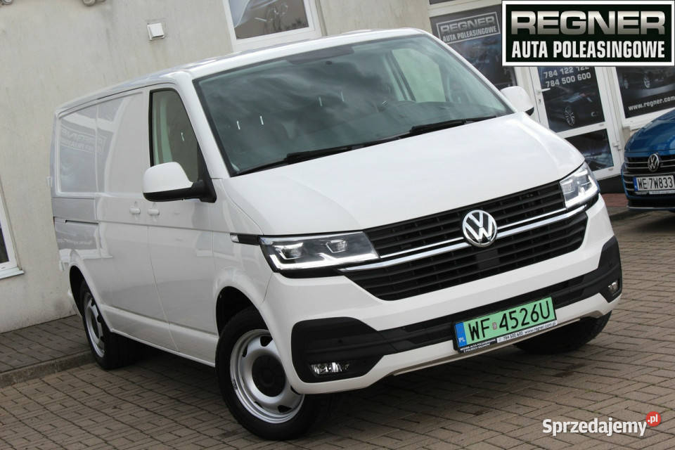Volkswagen Transporter Długi SalonPL FV23 LED serwisowany w ASO