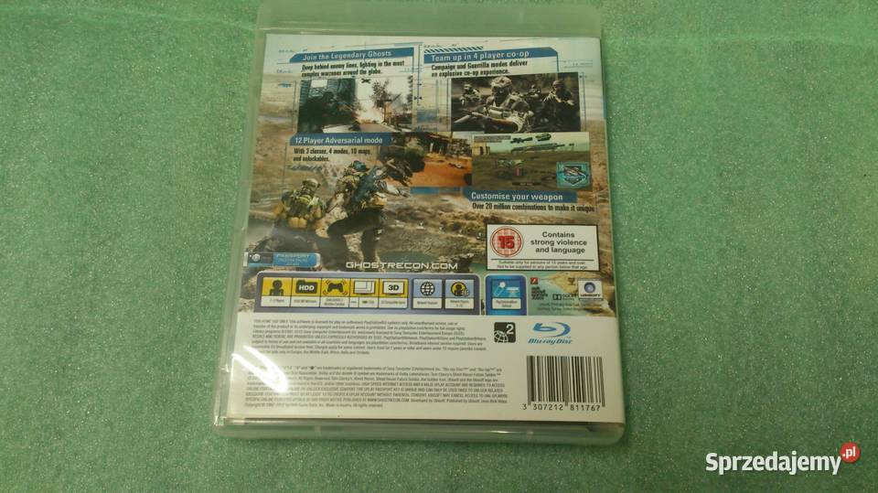 Gra 3 Tom Clancys Ghost Recon Future Soldier lubuskie Zielona Góra