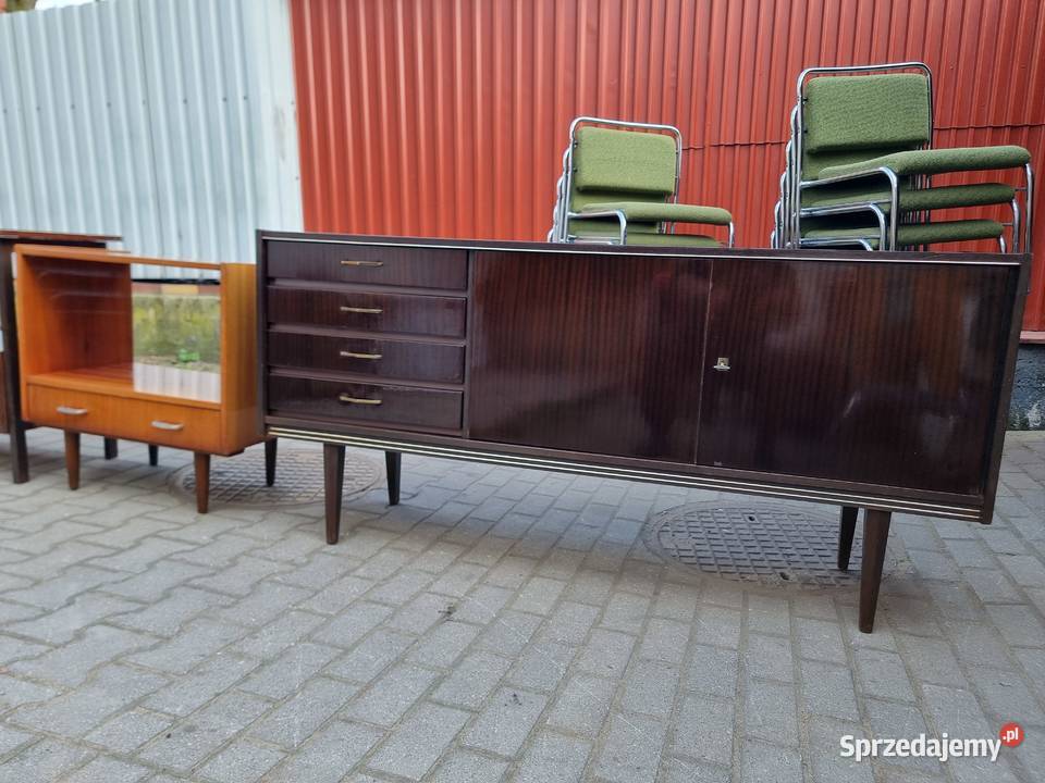 Komoda z okresu prlu piękny stan 299 sideboard 42cm