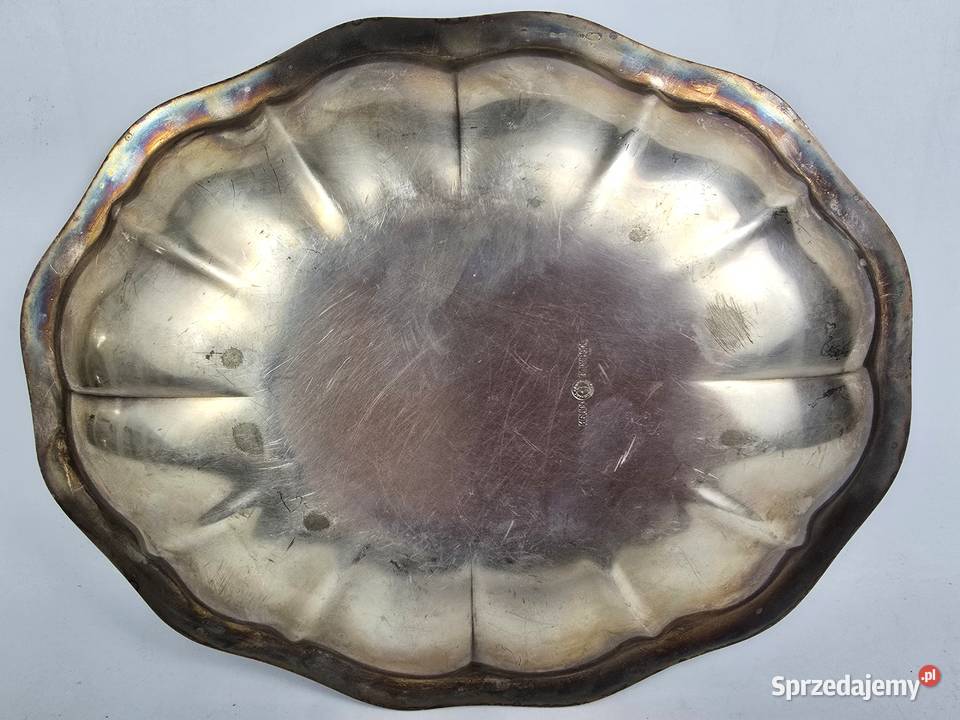 Półmisek w stylu Art Deco STAATSKASINO plater Bronisze