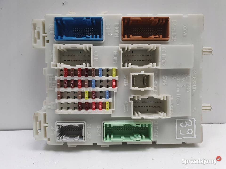 Volvo V40 II lift MODUŁ BSI CEM komfortu Sprzęt audio fabryczny Chełm