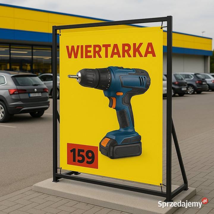 Stelaż reklamowy na reklamę stojak baner reklama podkarpackie