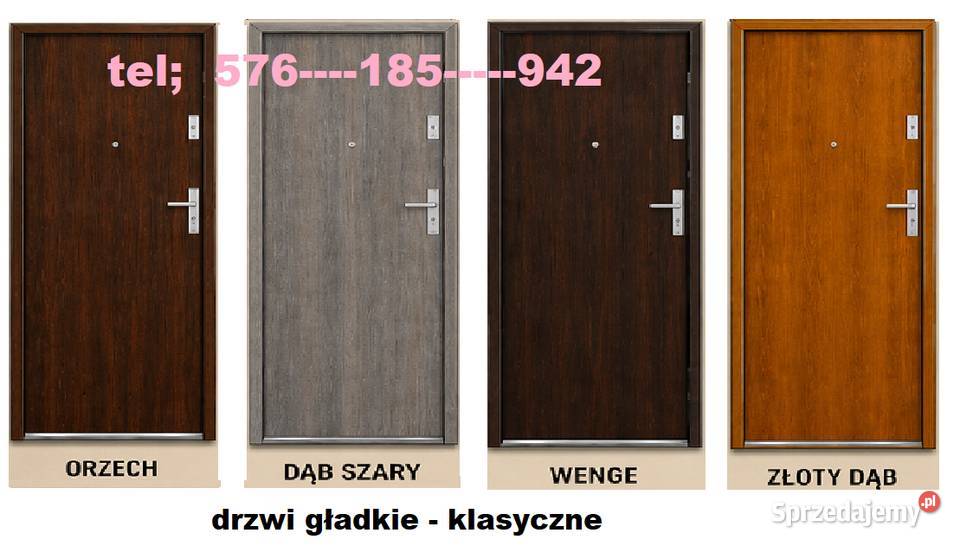 Drzwi WEJŚCIOWE zewnętrzne z MONTAŻEM do Ruda Śląska