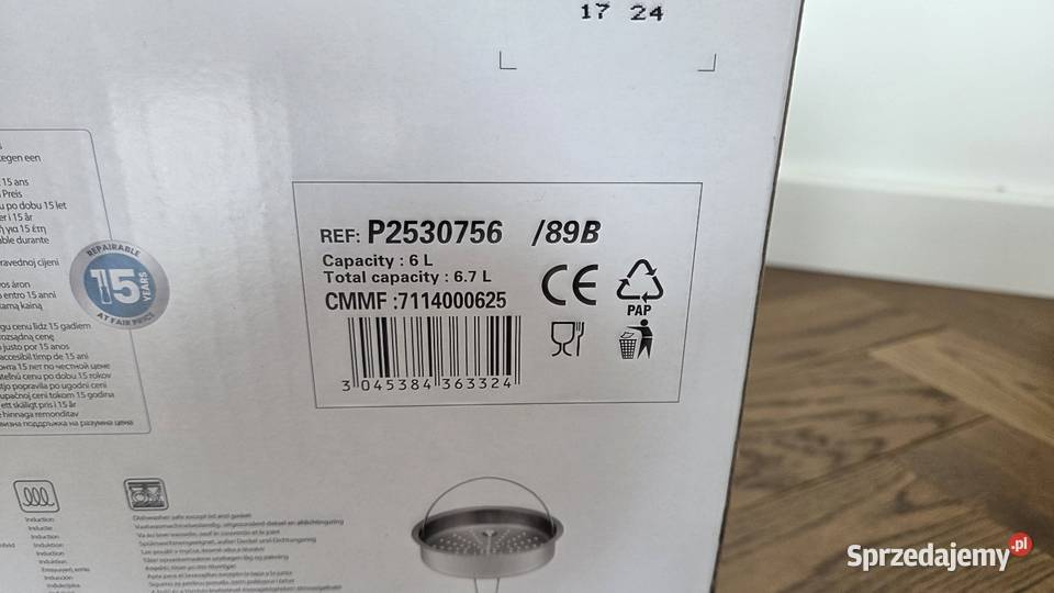 Szybkowar Tefal 6l P2530756 nowy nieużywany Wrocław