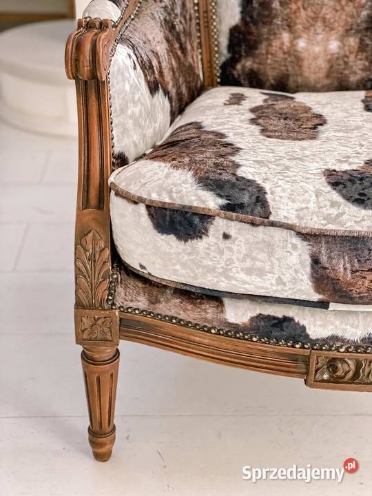 Fotel uszak berżeratkanina krowa Częstochowa