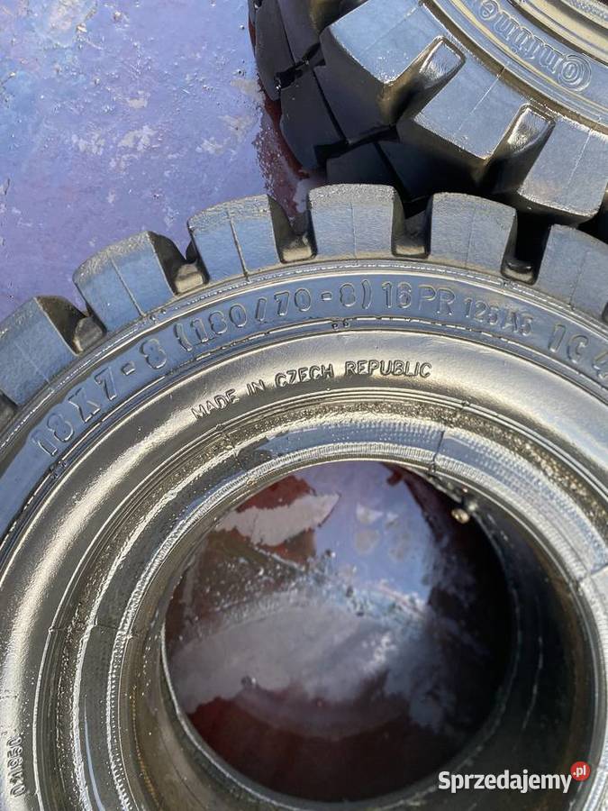 4 Opony Michelin 18x7R8 2 Continental 18x7R8 Karsin