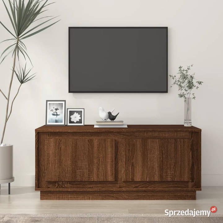 Stolik kawowy brązowy dąb 102x50x44 WM819883 Stoły mazowieckie Warszawa