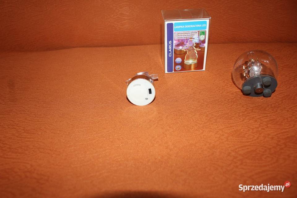 Bombka LED szklana kula anioł bałwan LED Chorzów sprzedam