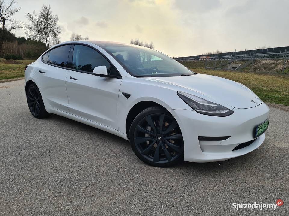 Tesla model 3 Long Range bateria 75kw zasieg 480 Model 3 Rzeszów