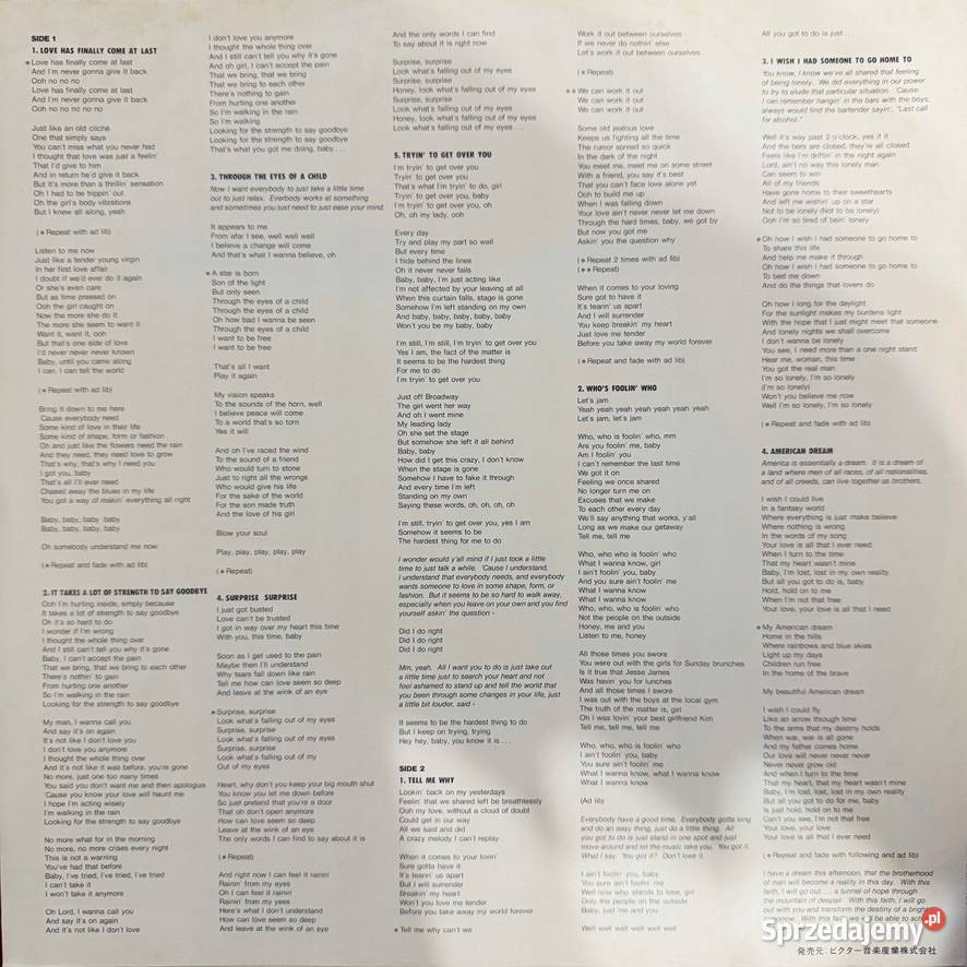 Bobby Womak The Poet II 2 EXEX Japan Obi LP 1984 Gdynia sprzedam